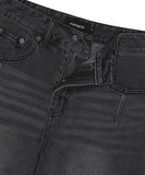 WASHED DART DENIM PANT