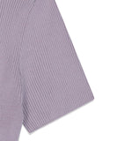 BUTTON-UP COLLAR KNIT