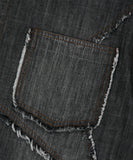 STAR RAW CUT DENIM SHIRT