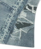 DENIM PRINTED HALTER KNIT