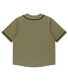 SERIF LOGO BASEBALL SHIRT