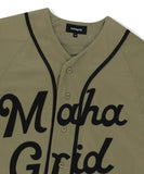 SERIF LOGO BASEBALL SHIRT
