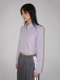 BACK BANDING CROP SH
