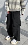 String padded cargo pants