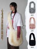 FUR BIG CROSS BAG