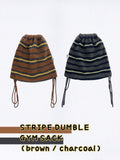 STRIPE DUMBLE GYM SACK