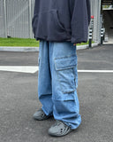 Agnal Cargo Balloon Jeans