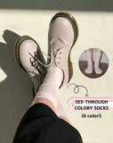 SEE-THROUGH COLORY SOCKS