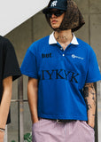 IYKYK collar crop t-shirt