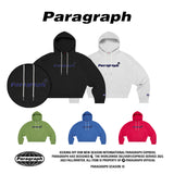 PARAGRAPH FONT LOGO CROP HOODIE No.10-004