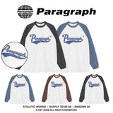 No.015 FLAG FONT RAGLAN L/S