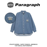 No.010 OVERSIZED PARAGRAPH DENIM SHIRT