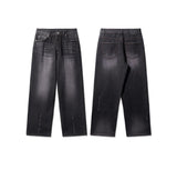 Tin Washing Damage Denim Pants