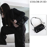 Eyelet Mixi Pocket Shoulder Bag
