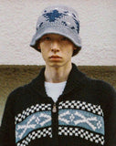 EAGLE KNIT BUCKET HAT