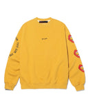 Heavy Over Fit Sleeve LIPS Lettering Brushed MTM