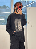 Fears My Cat Printed T-Shirt