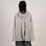 Olga Hood Scarf Long Sleeve T-Shirt