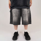 Lunius Washing Denim Half Pants
