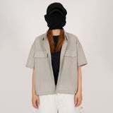 Kisa Pocket Crop Check Shirt
