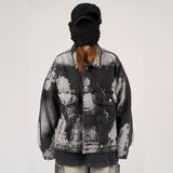 Decolor Dark Blue Denim Jacket
