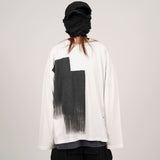 Brush Paint Long Sleeve T-Shirt