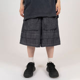 Fron Bermuda Cargo Denim