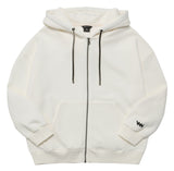 Waffing hoodie zip-up