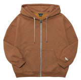 Waffing hoodie zip-up