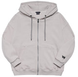 Waffing hoodie zip-up