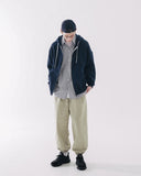 Waffing hoodie zip-up