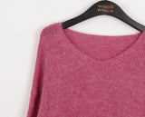 Hitty Alpaca V-neck Overfit Knit