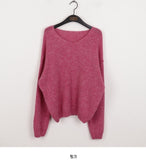 Hitty Alpaca V-neck Overfit Knit