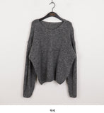Hitty Alpaca V-neck Overfit Knit