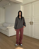 Hitty Alpaca V-neck Overfit Knit