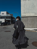 [MADE] wool maxi trench mac coat
