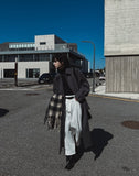 [MADE] wool maxi trench mac coat