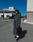 [MADE] wool maxi trench mac coat
