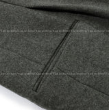 Foal dart wool maxi coat