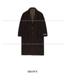 Foal dart wool maxi coat