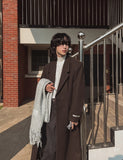 Foal dart wool maxi coat