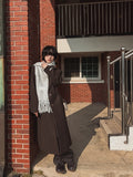 Foal dart wool maxi coat