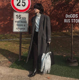 Foal dart wool maxi coat