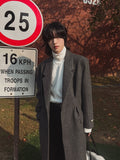 Foal dart wool maxi coat