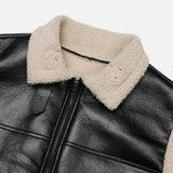 Glossy Leather Mustang Vest