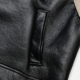Glossy Leather Mustang Vest