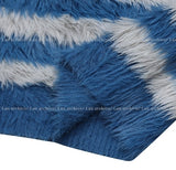 Hairy striped angora knit