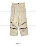 Venice corduroy pintuck pants