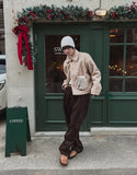 Venice corduroy pintuck pants