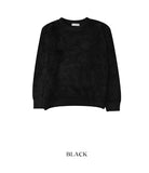Raw angora knit